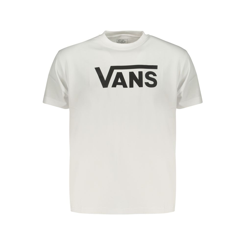 Vans White Cotton Men's T-Shirt
